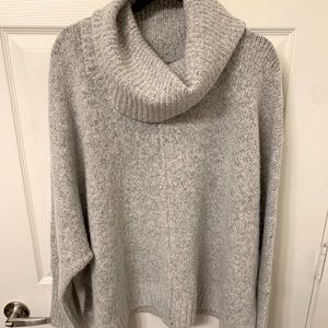 Grey Turtleneck Sweater